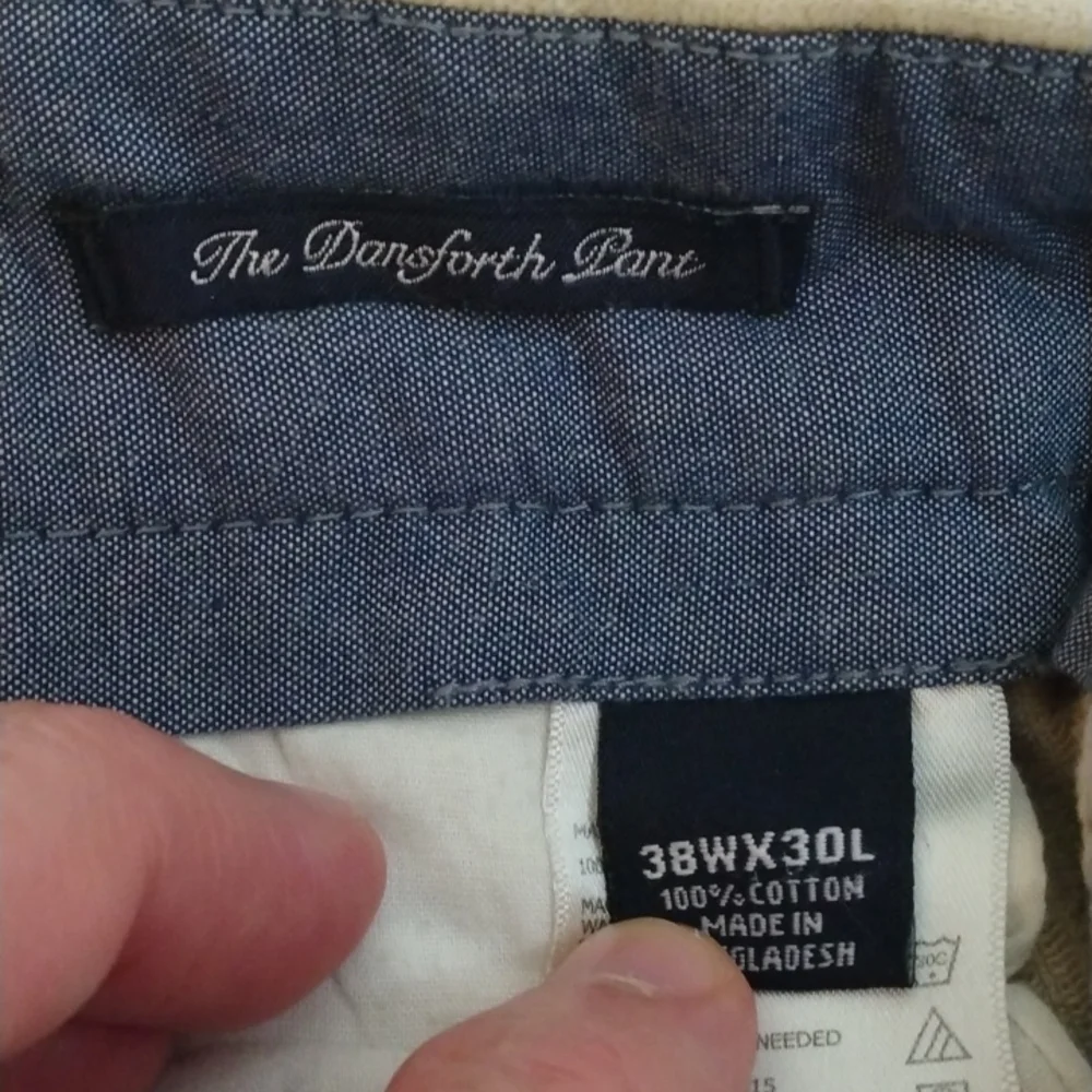 Nautica Tan Cotton Dansforth Corduroy Pants 38 - 30